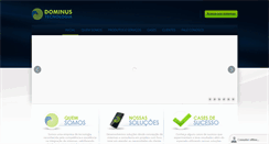Desktop Screenshot of dominustec.com.br
